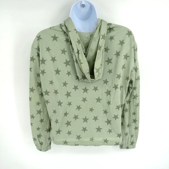 Alternative Apparel Women's XS Green Star Print Hoodie NWT - Picture 4 of 5